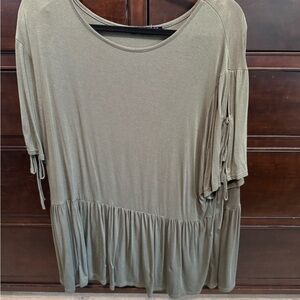 Boohoo Olive Top